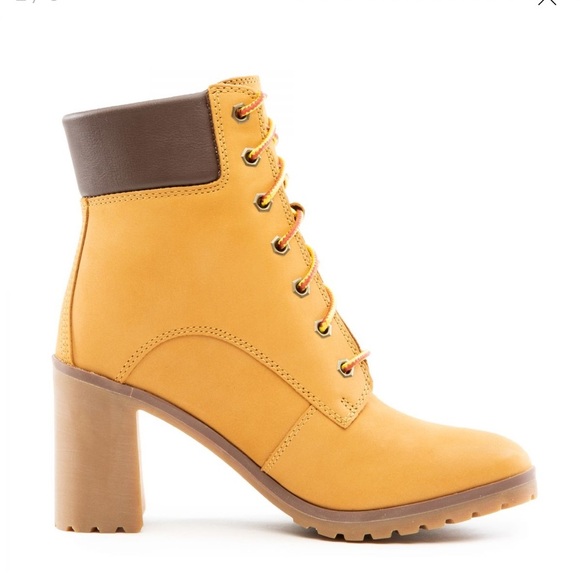 Timberland Leather Lace-Up Heeled Boots - Allington - Picture 4 of 7